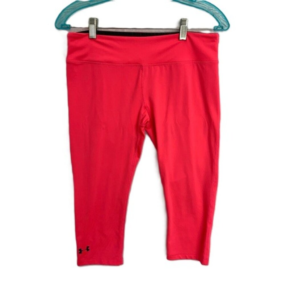 She’s A Fighter Under Armour Pants Pink Size M Fitted Heatgear Women's
